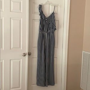 Striped jumpsuit